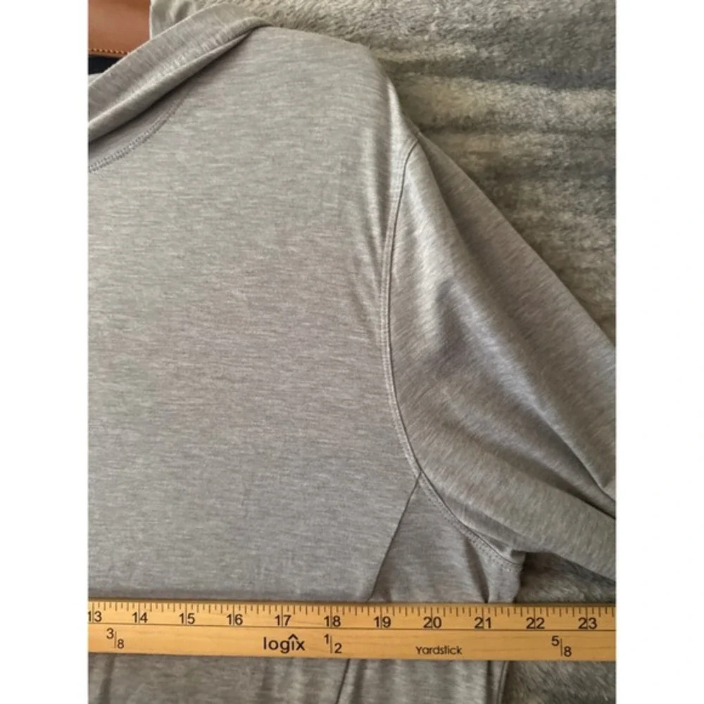 Tommy‎ John Mens Second Skin Hoodie Heather Grey Zipper Pockets Large Pullover